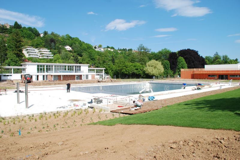 La Piscine Plein Air d'Obernai - Fin des travaux - 26 mai 2016