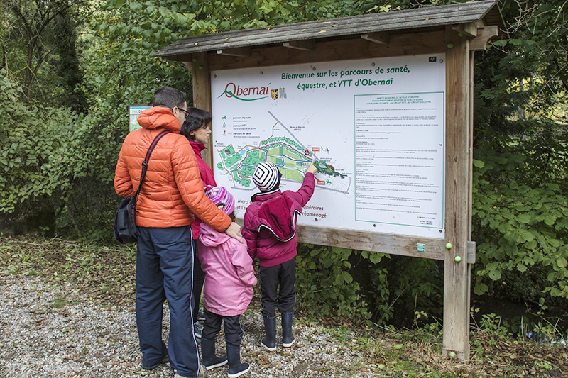 Le Parcours de santé d'Obernai - Photo : Paul Seners Le Parcours de santé d'Obernai - Photo : Paul Seners
