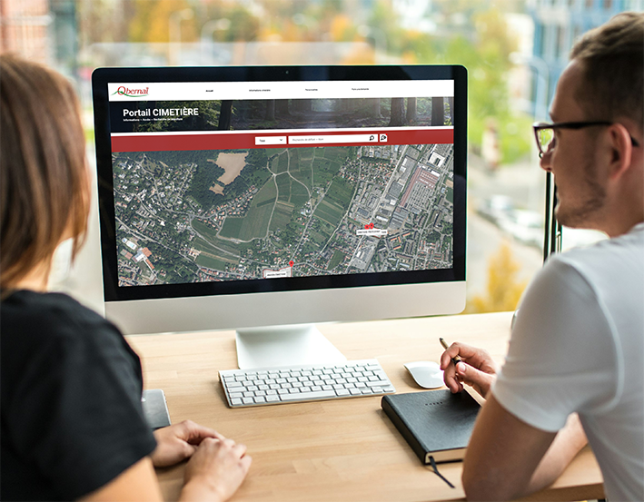 Site internet portail des cimeti&egrave;res